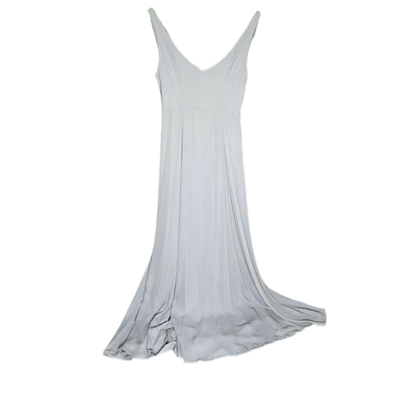 L • Show Me Your Mumu • Jenn Maxi Dress - Steel Blue Chiffon - Picture 3 of 4